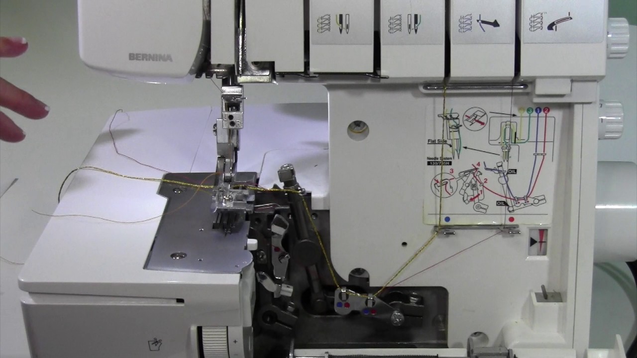 Bernina L450 32 Fixing a Broken Thread