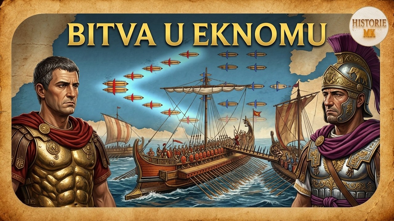 Bitva u Eknomu (256 př. n. l.) – Největší námořní bitva starověku | První punská válka