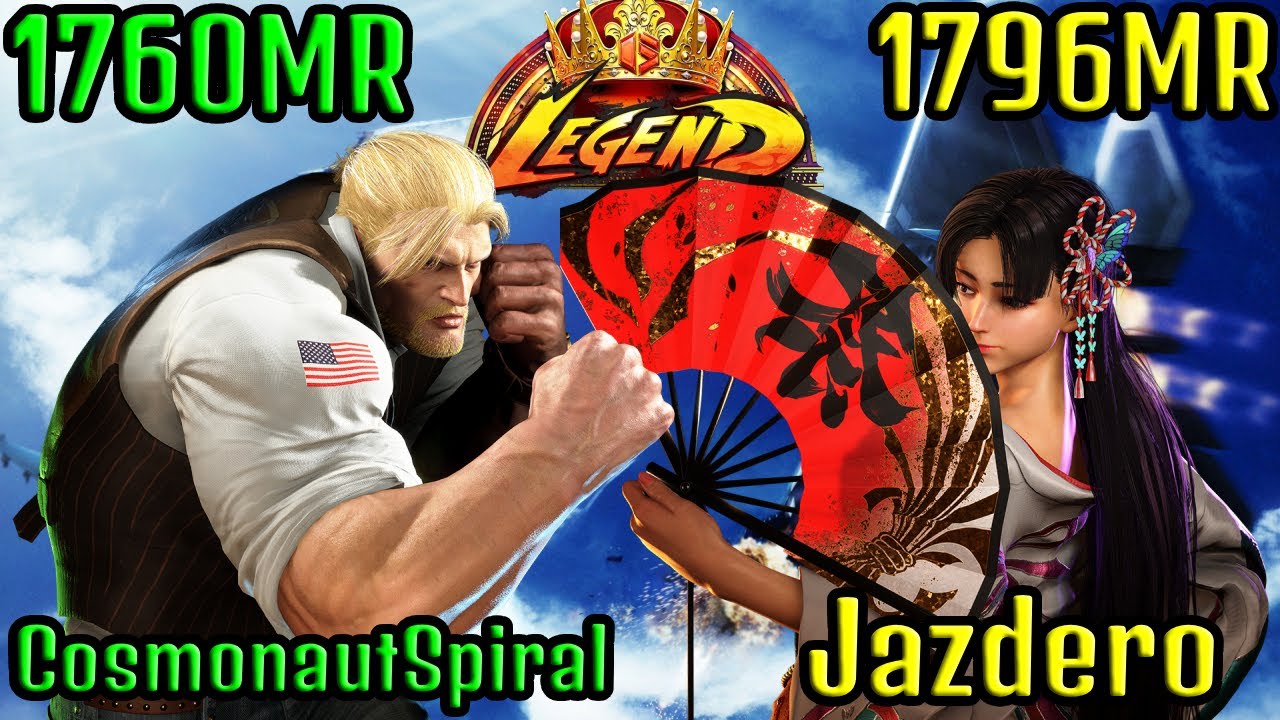 👑 STREET FIGHTER 6 ➥ CosmonautSpiral (GUILE ガイル) VS. Jazdero (MAI 不知火舞) MASTER RANKS 👑