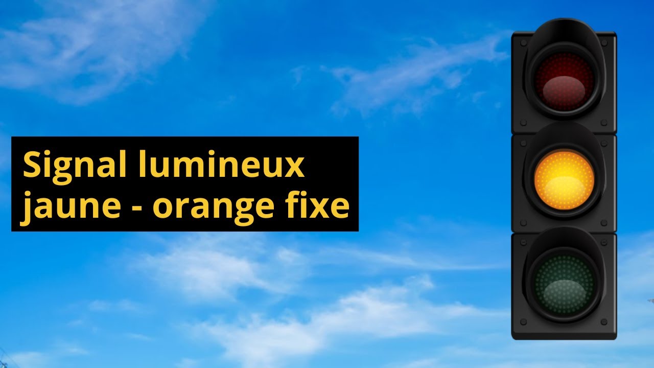 Le feu orange fixe - D&eacute;mo