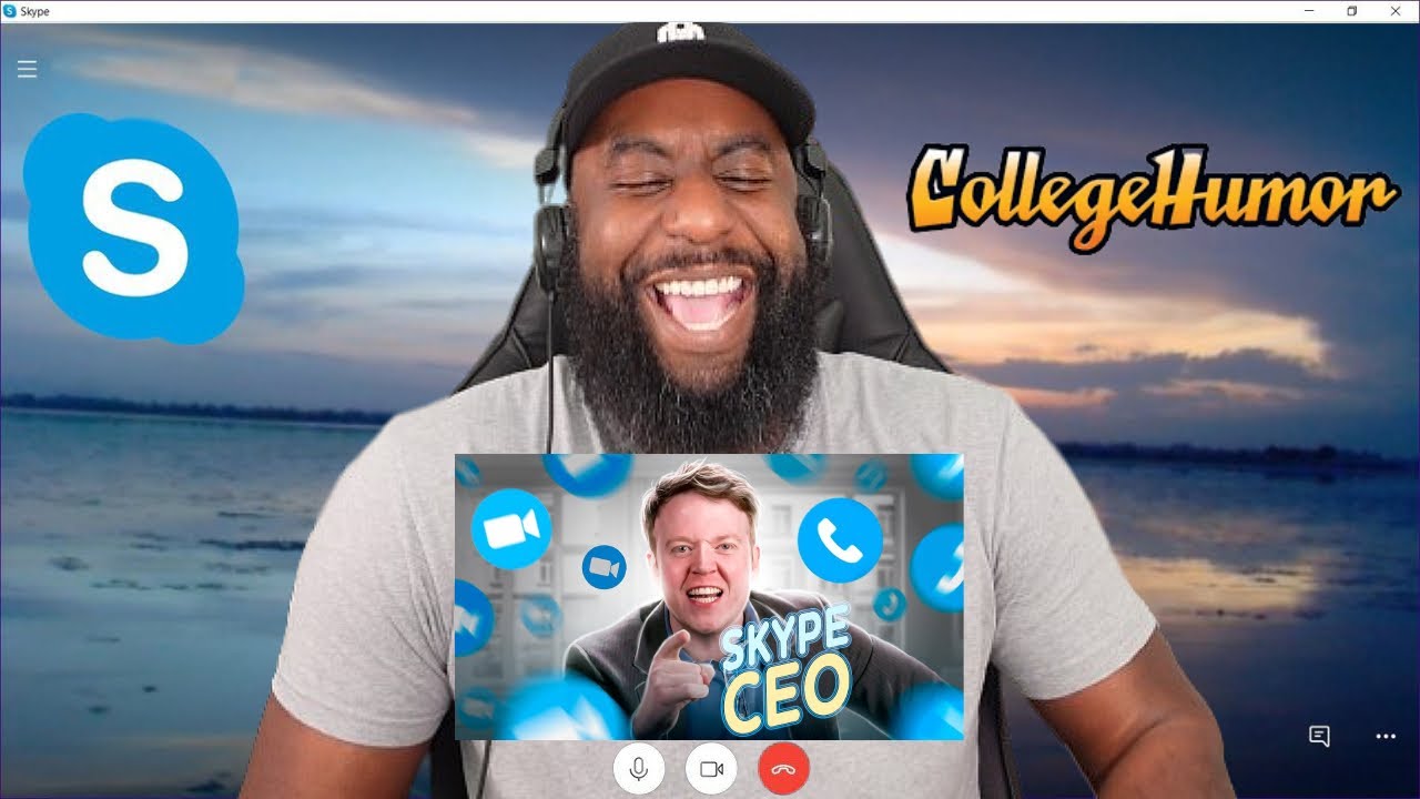 Реакция генерального директора Skype | Collegehumor