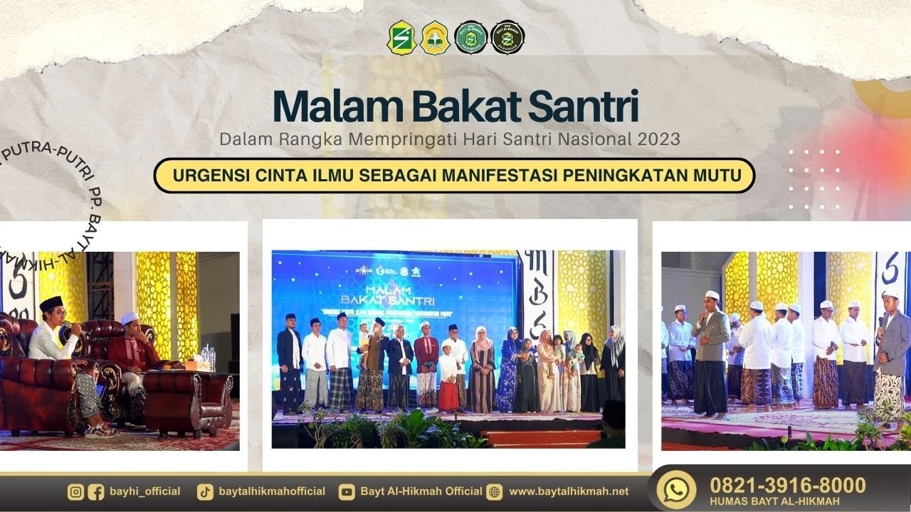MBS (Malam Bakat Santri) PP. Bayt Al-Hikmah dalam rangka memperingati Hari Santri Nasional 2023