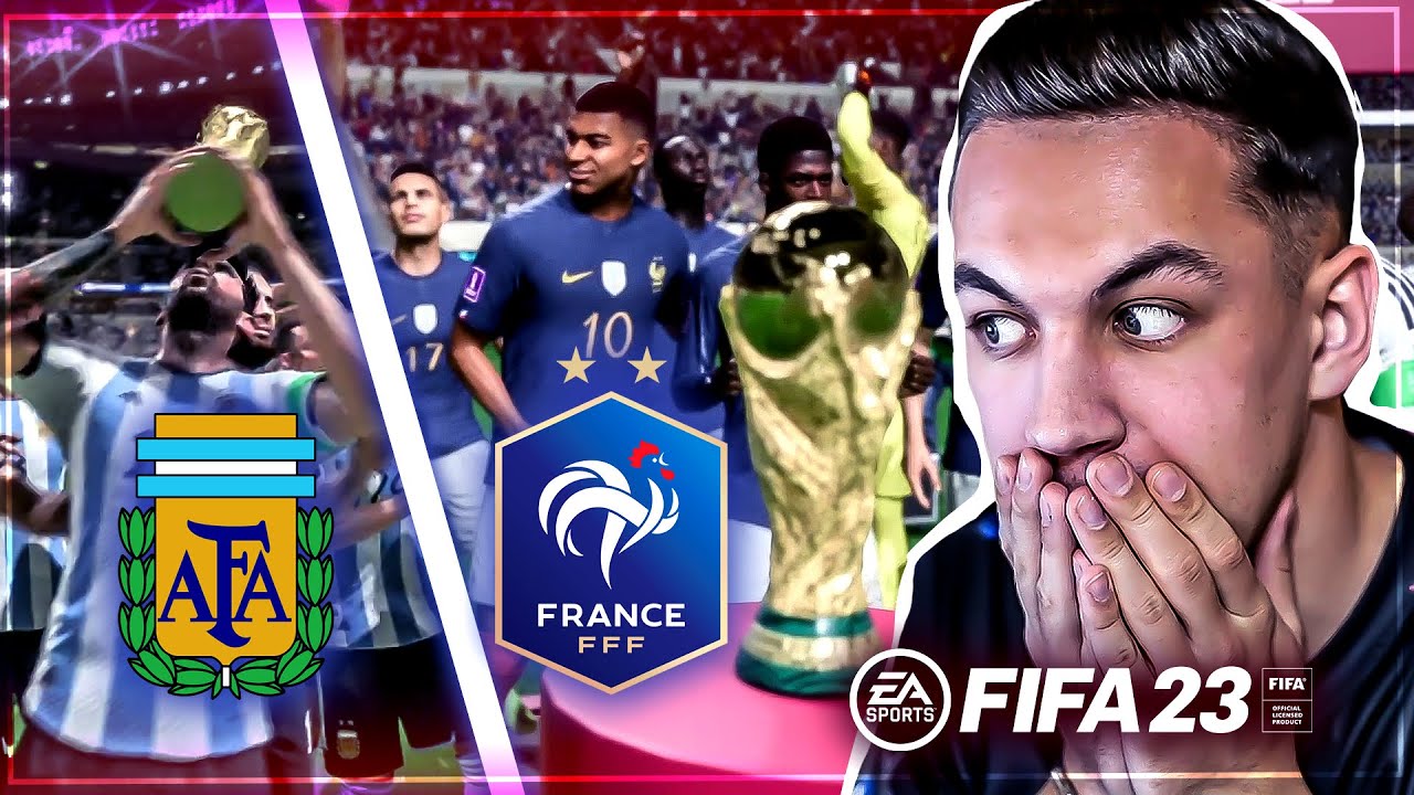 JE SIMULE FRANCE ARGENTINE SUR FIFA ! LA FINALE DE LA COUPE DU MONDE !