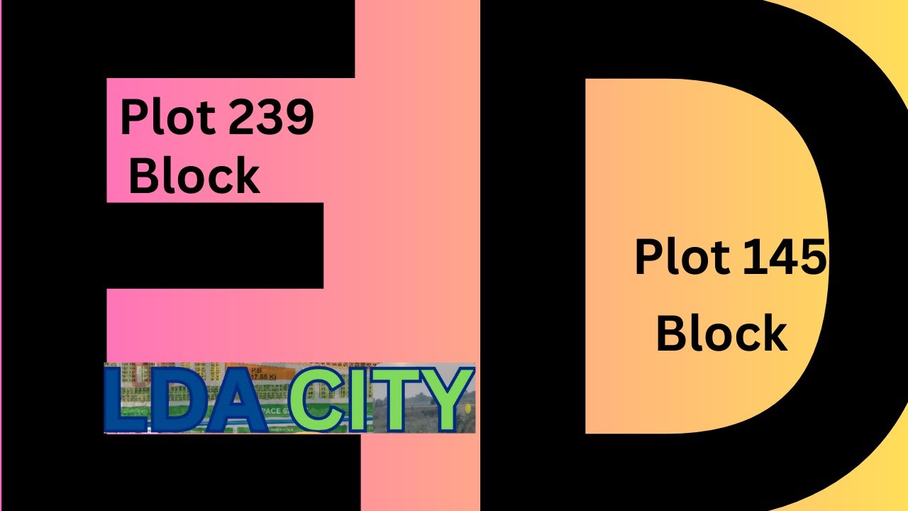 LDA City Lahore |Sale|Purchase|Cheap Plots For sale | Rate | All Blocks Rate| D Block |E block