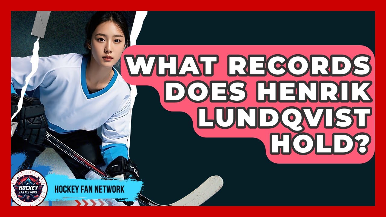 What Records Does Henrik Lundqvist Hold? - Hockey Fan Network