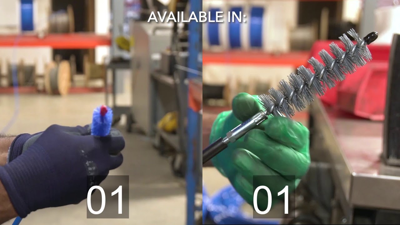Goodway® | Learn about our Tube Cleaning Flexible Shafts and Brushes