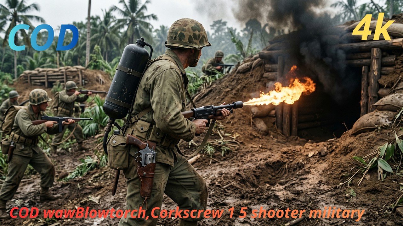 COD wawBlowtorch,Corkscrew 1 5 shooter military