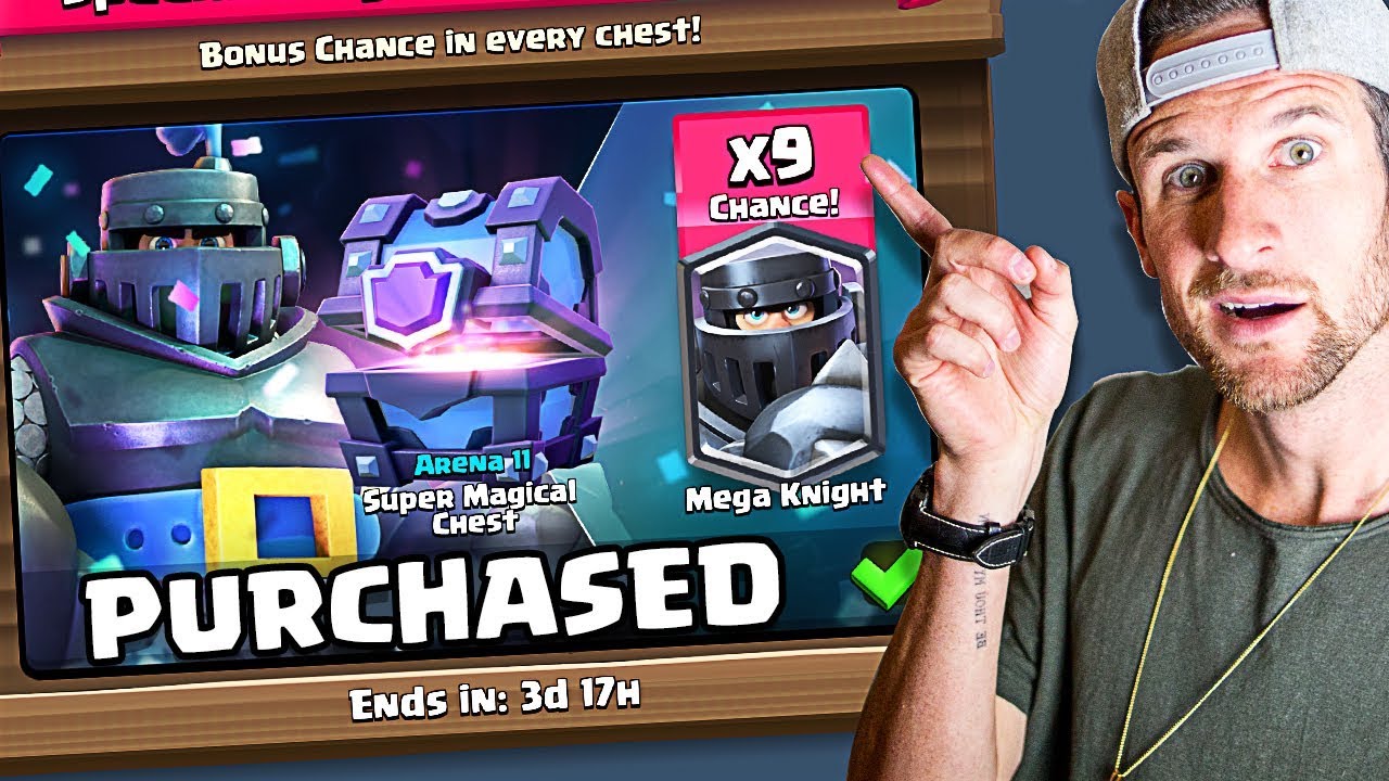 BUYING THE MEGA KNIGHT! • Clash Royale Guaranteed Mega Knight