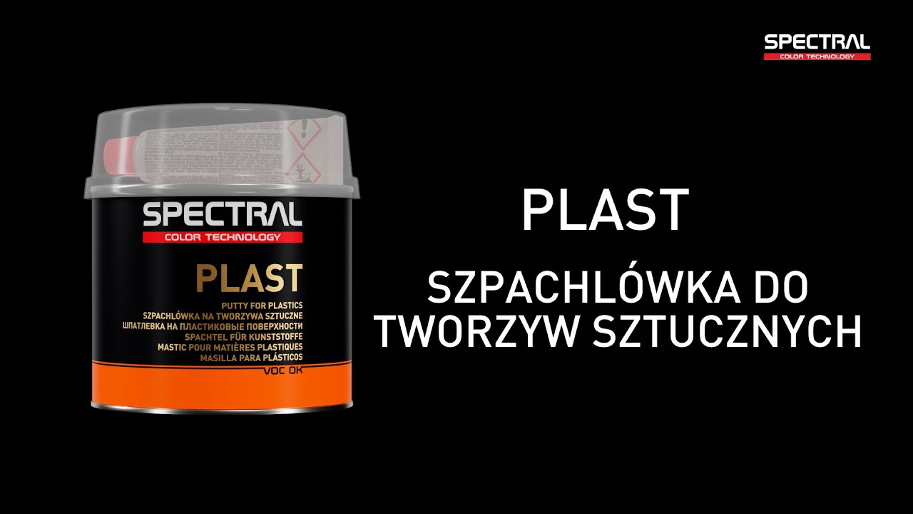 [PL] SPECTRAL PLAST - elastyczna szpachlówka do tworzyw sztucznych