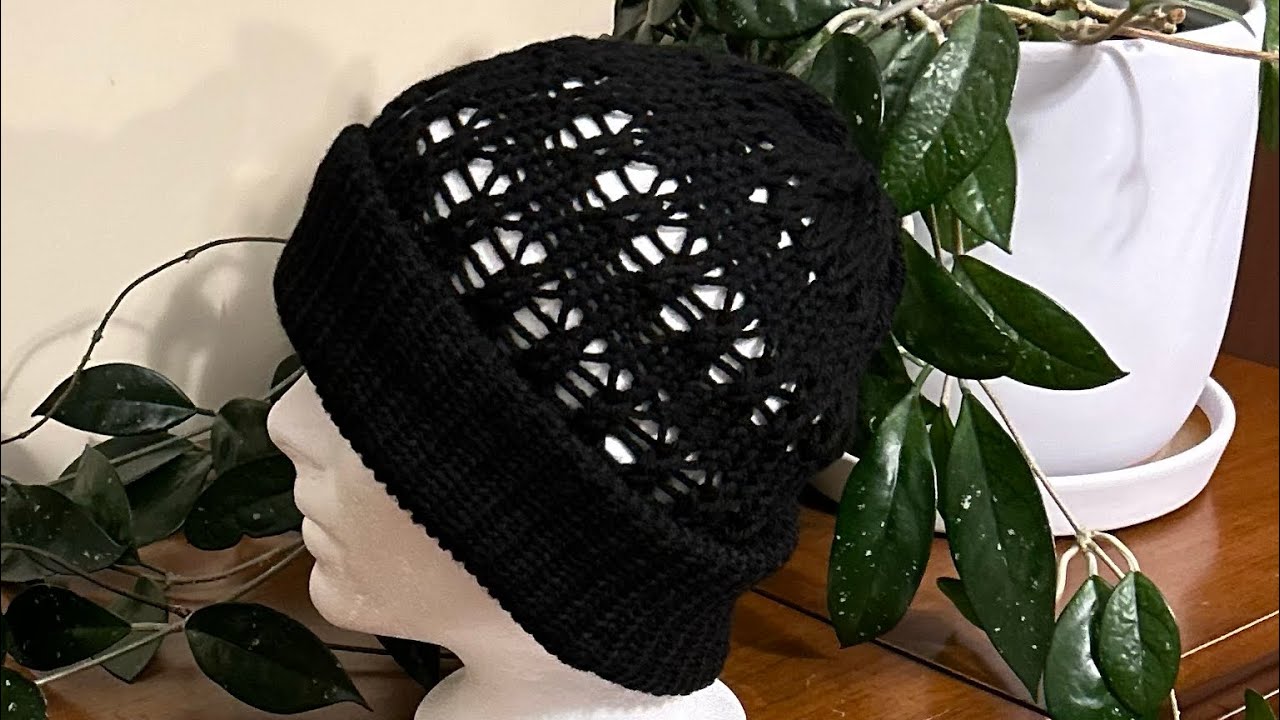 Single Layer Figure 8 Lace Beanie / Addi 46 Needle Machine