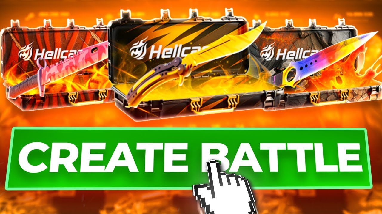 I Put The MOST EXPENSIVE Cases Into CASE BATTLES!! - HELLCASE