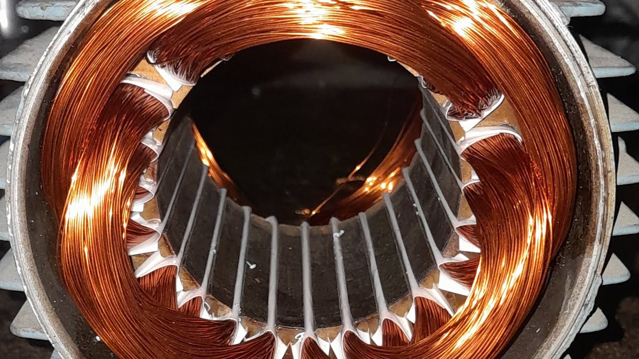 1 Hp 3ph Motor 1400 RPM Rewainding Compalet video #electrical #motorrewinding #youtube 