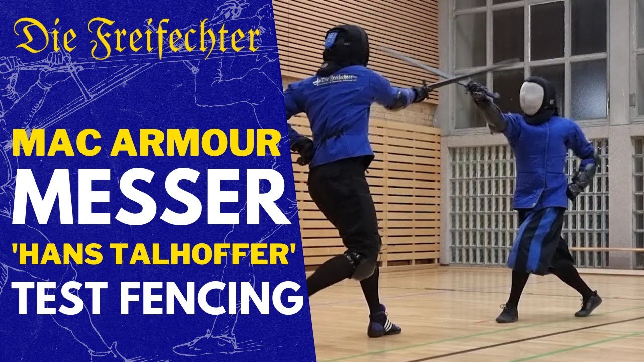 MacArmour Messer 'Hans Talhoffer' - Test Fencing