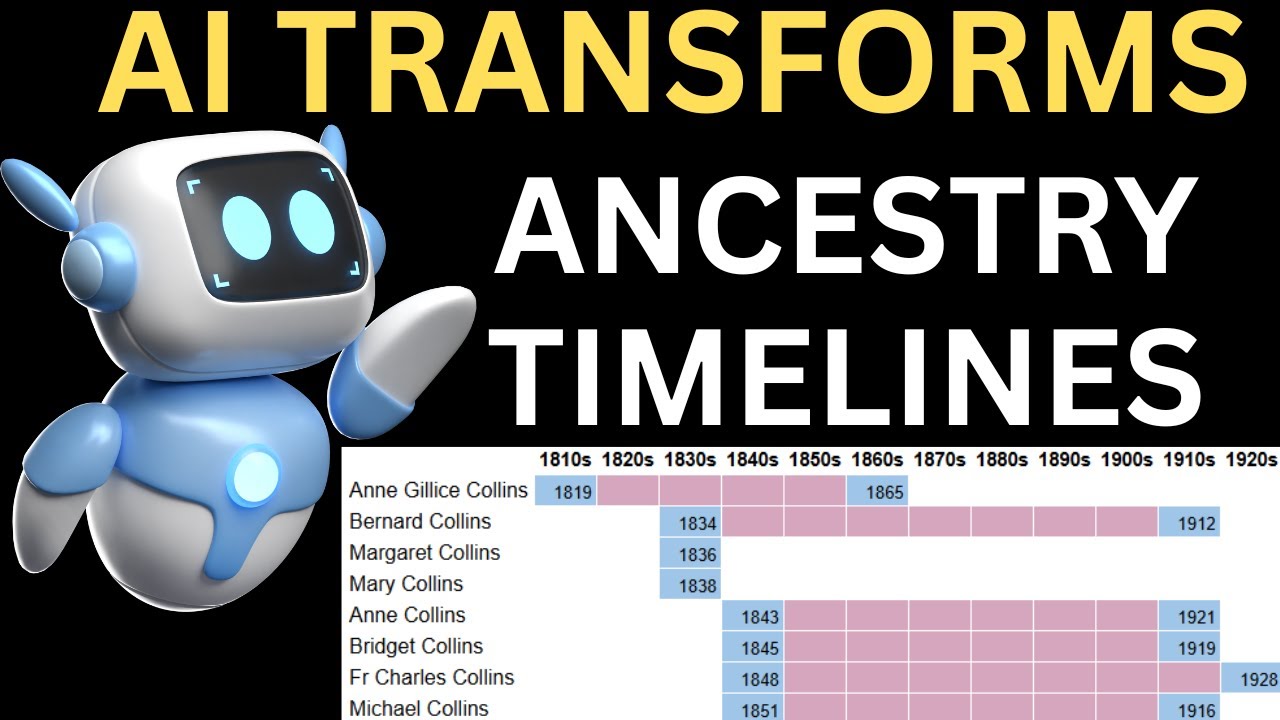 Use AI to Create Stunning Timelines from your Ancestry Tree (Zero Code)