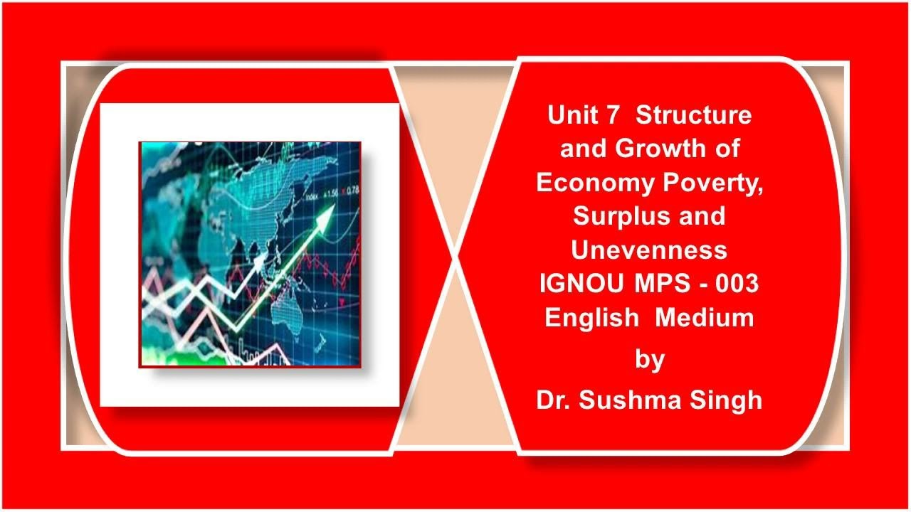 Unit 7 Structure Poverty Unevenness 1 MPS3 English Medium IGNOU Political Science by Dr Sushma Singh