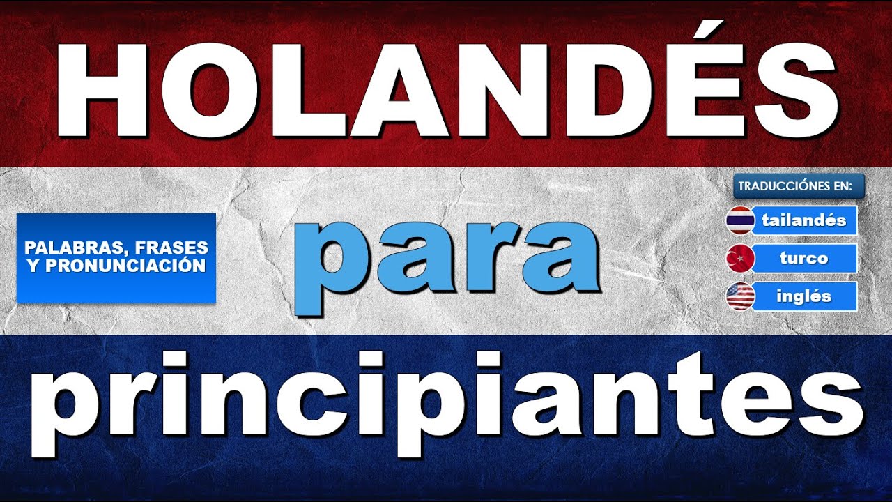 Holandés para principiantes - lección 1