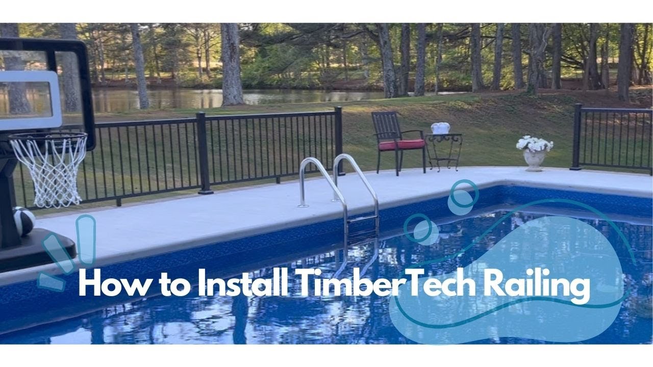 How to DIY Aluminum Pool Fence/Railing - TimberTech Impression Rail Express - KOL 224
