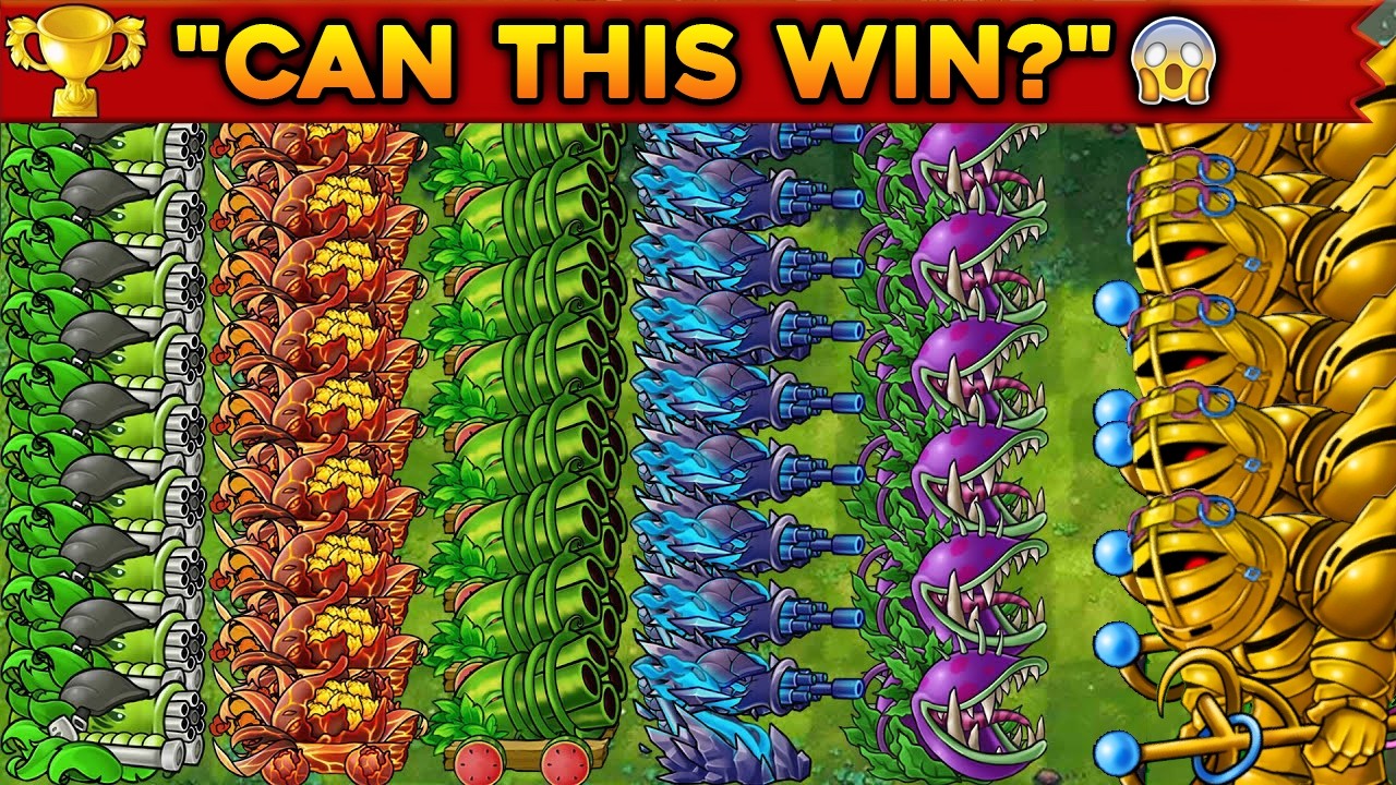 PVZ INSANE BATTLE 💥 | 99 Giant Plants vs Giant Boss
