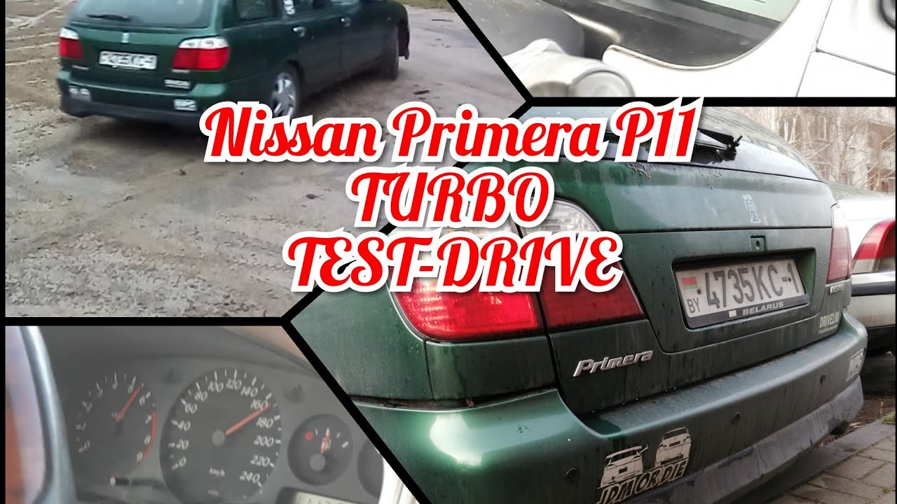 Nissan Primera P11. Sr20det.Полный Тест-драйв. Тюнинг. Обзор.