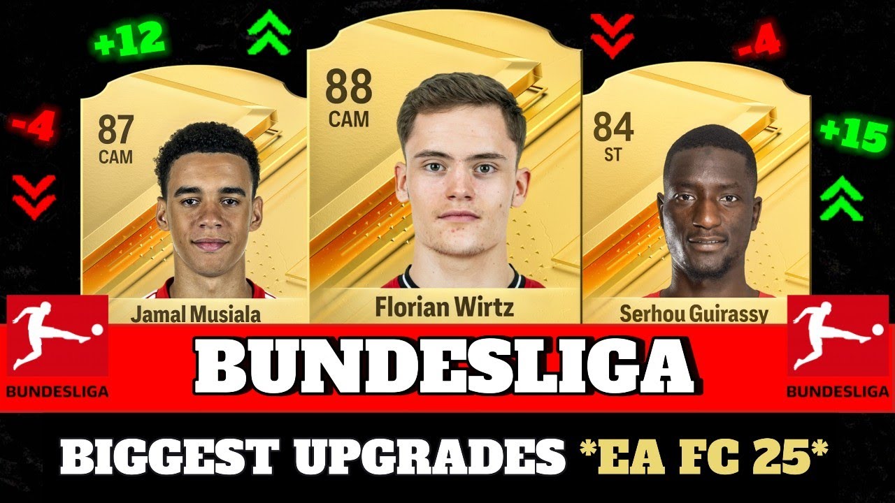 FIFA 25 | BIGGEST BUNDESLIGA RATING UPGRADES! (EA FC 25) 😱🔥 | FT. Musiala , Wirtz , Grimaldo ...