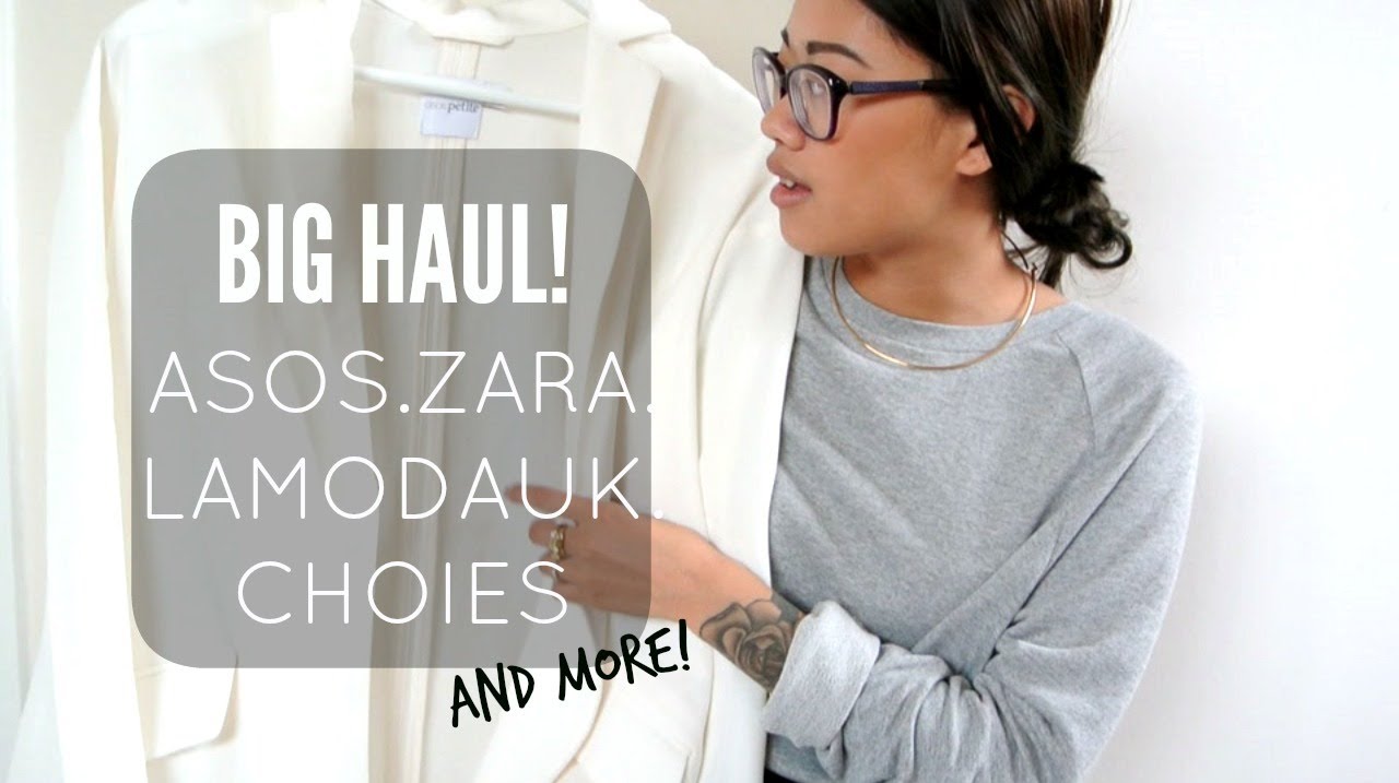 PART 1 | Big haul! ASOS, ZARA, LAMODAUK+more  | IDRESSMYSELFF