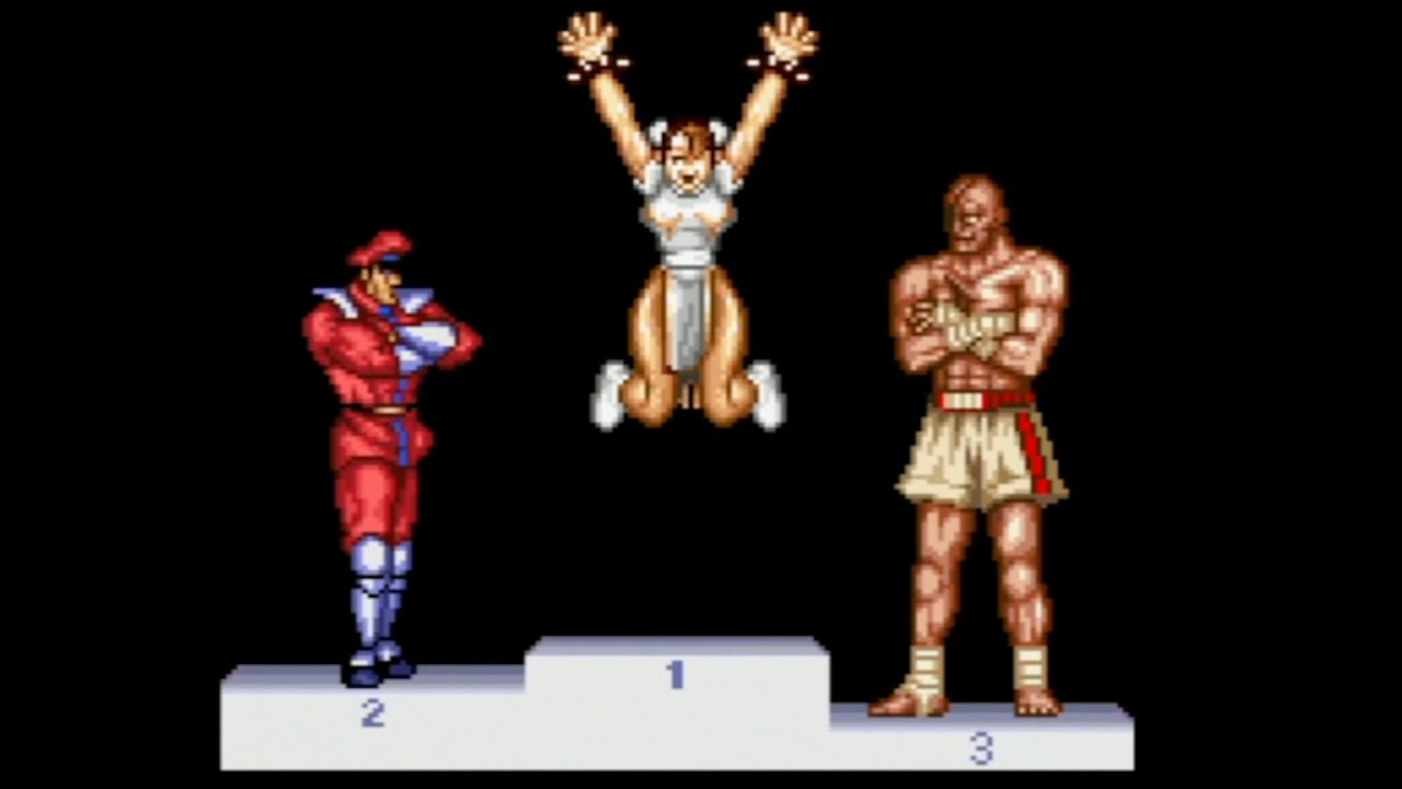Super Street Fighter 2 II: The New Challengers - All 16 End Cut Scenes FeiLong Cammy T-Hawk DeeJay