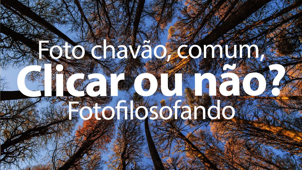 Foto comum, chavão, que todo mundo faz, clicar ou não? Copiar ou ser original? Fotofilosofando.