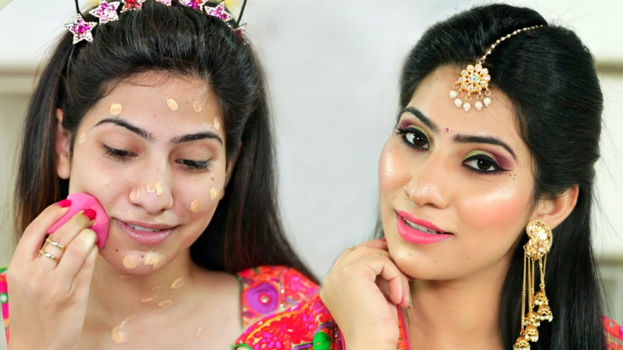 Teenager इस NAVRATRI करें ऐसे MAKEUP की सब देखते रह जायेंगे - Festival Makeup For Beginners | Anaysa