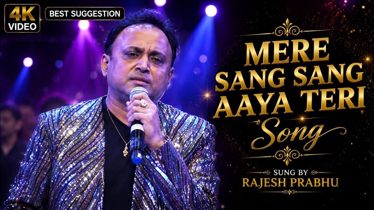 Mere Sang Sang Aaya Teri 4K | Rajesh Prabhu | Kishore Kumar Tribute Song | Balaji Creators Live 2025