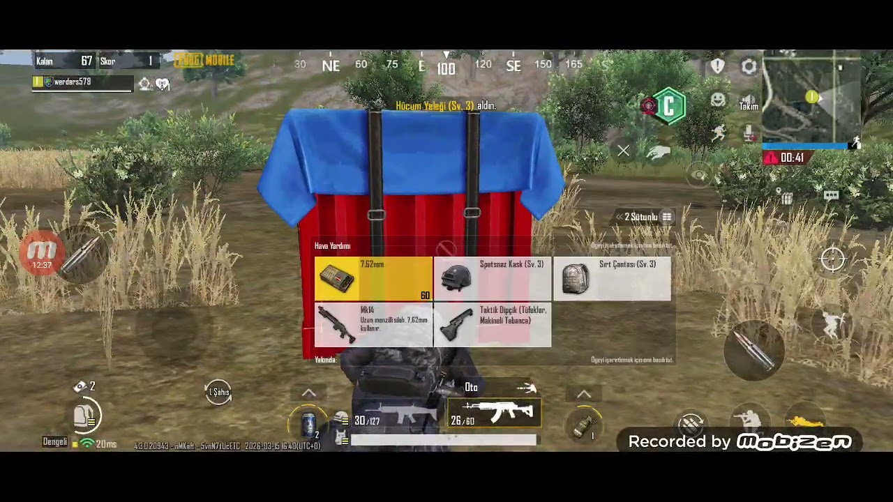 Pubg mobile oynadım arklar