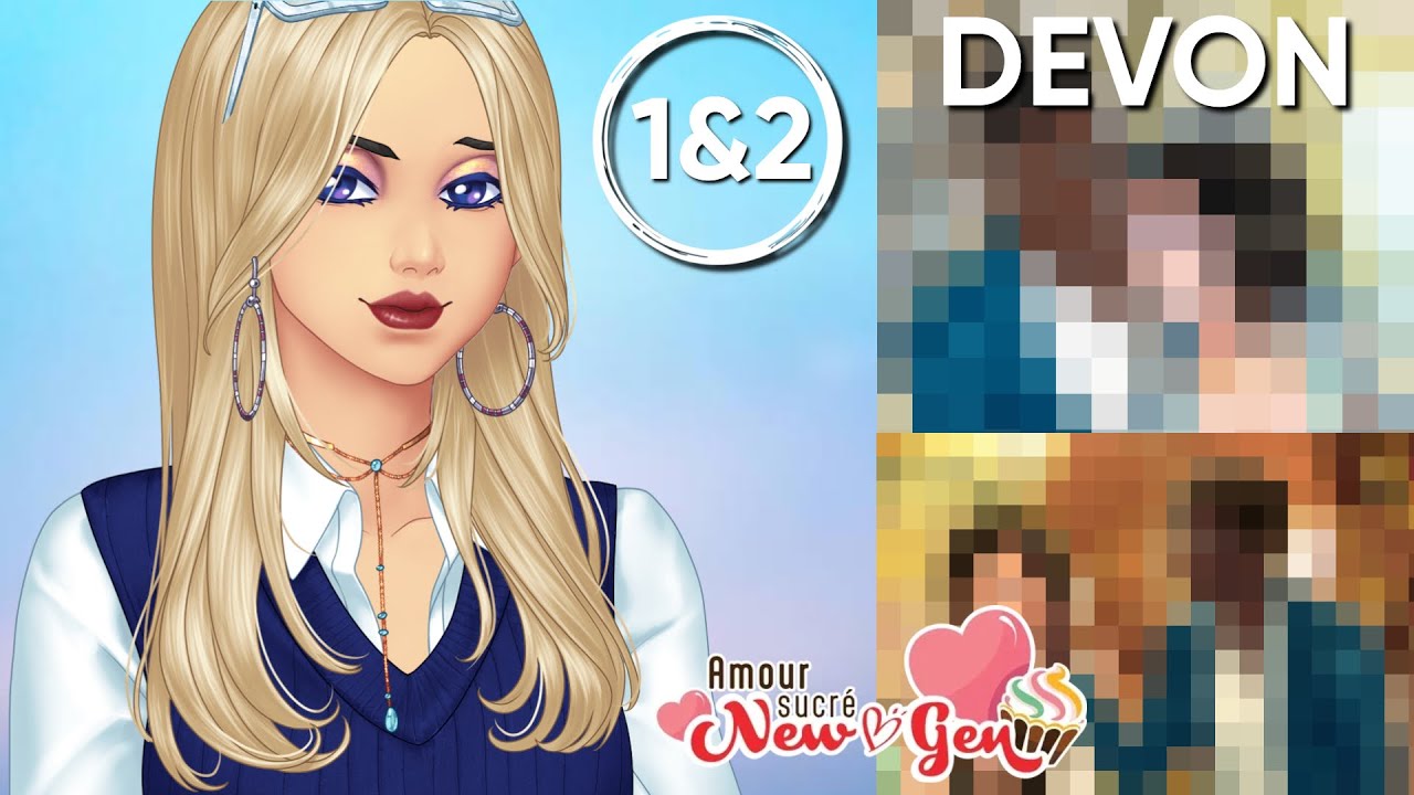 [Amour Sucré New Gen] Episode 1&2 - Devon 🌸 Pizza party en méditant 🌸
