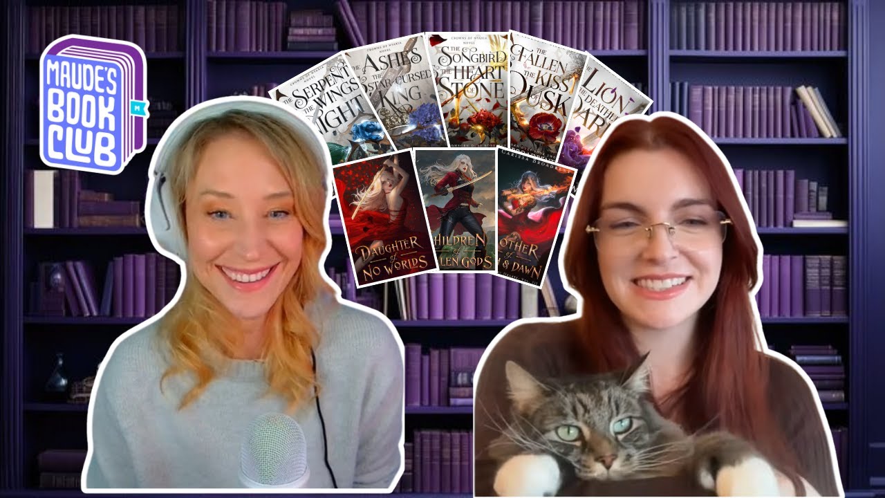 Carissa Broadbent talks Crowns of Nyaxia & War of Lost Hearts Series on Maude's Book Club!
