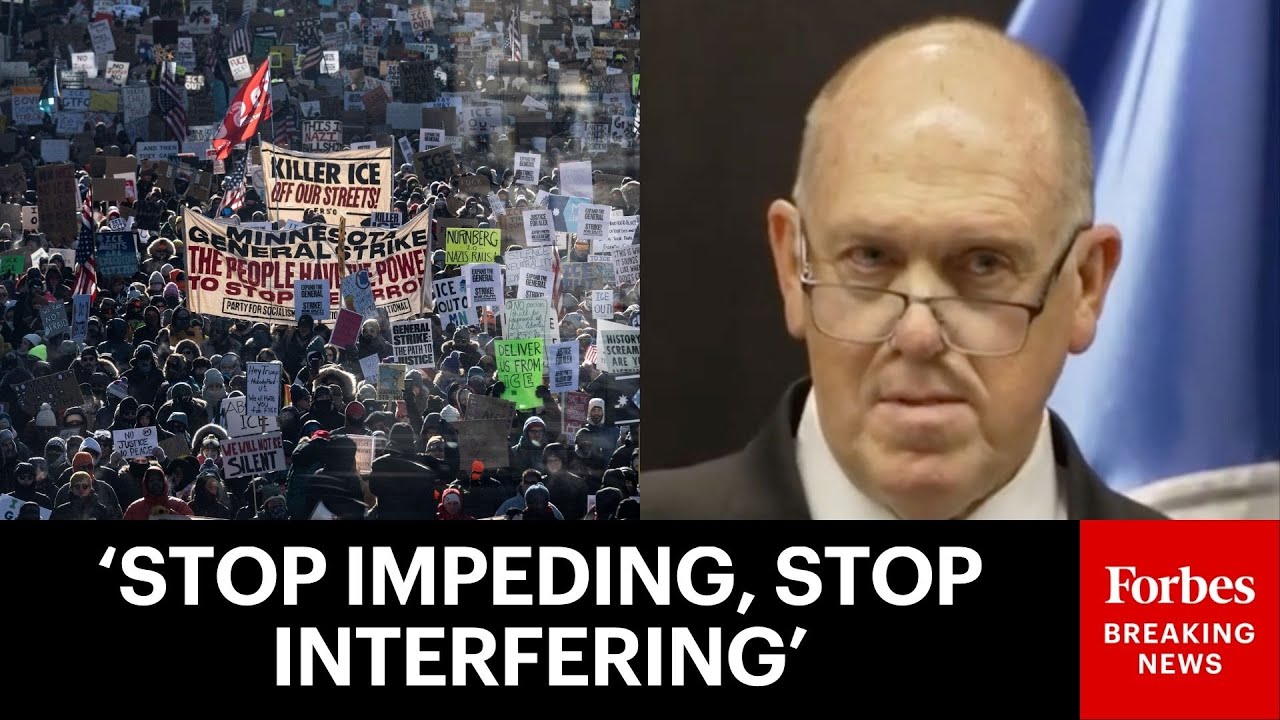'We Will Arrest You': Tom Homan Demands Minneapolis Protesters Stop Interfering With Law Enforcement