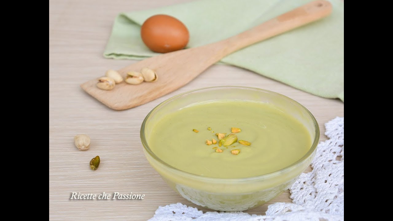 Crema pasticcera al pistacchio - Ricette che Passione