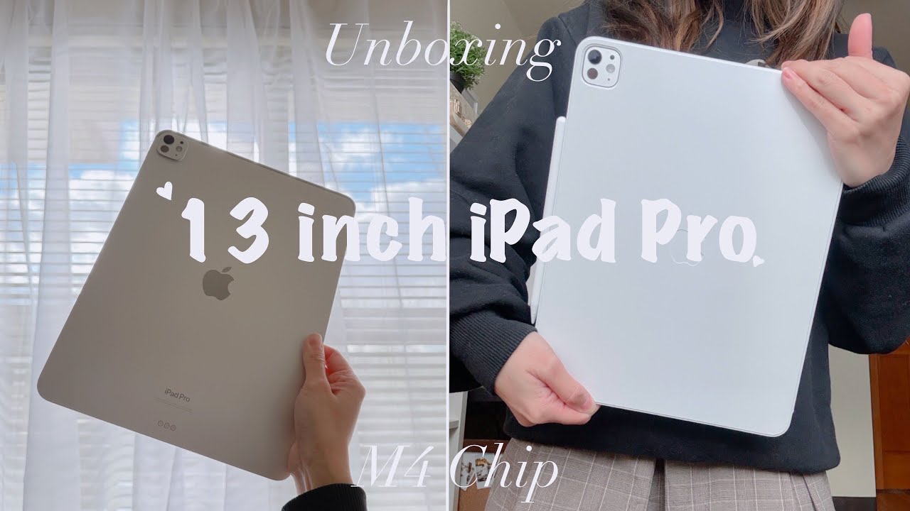 13 inch iPad Pro M4 Chip +  Accessories Unboxing