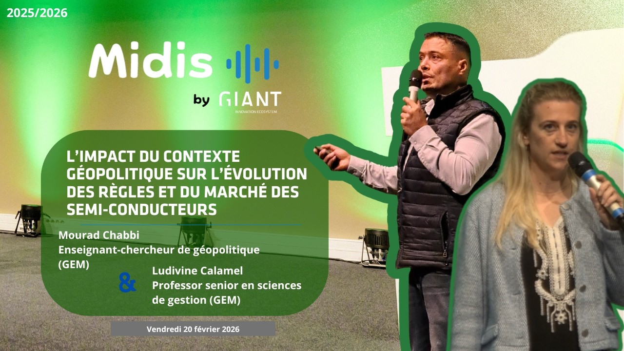 L'impact du contexte géopolitique sur le marché des semi-conducteurs - M. Chabbi & L. Calamel