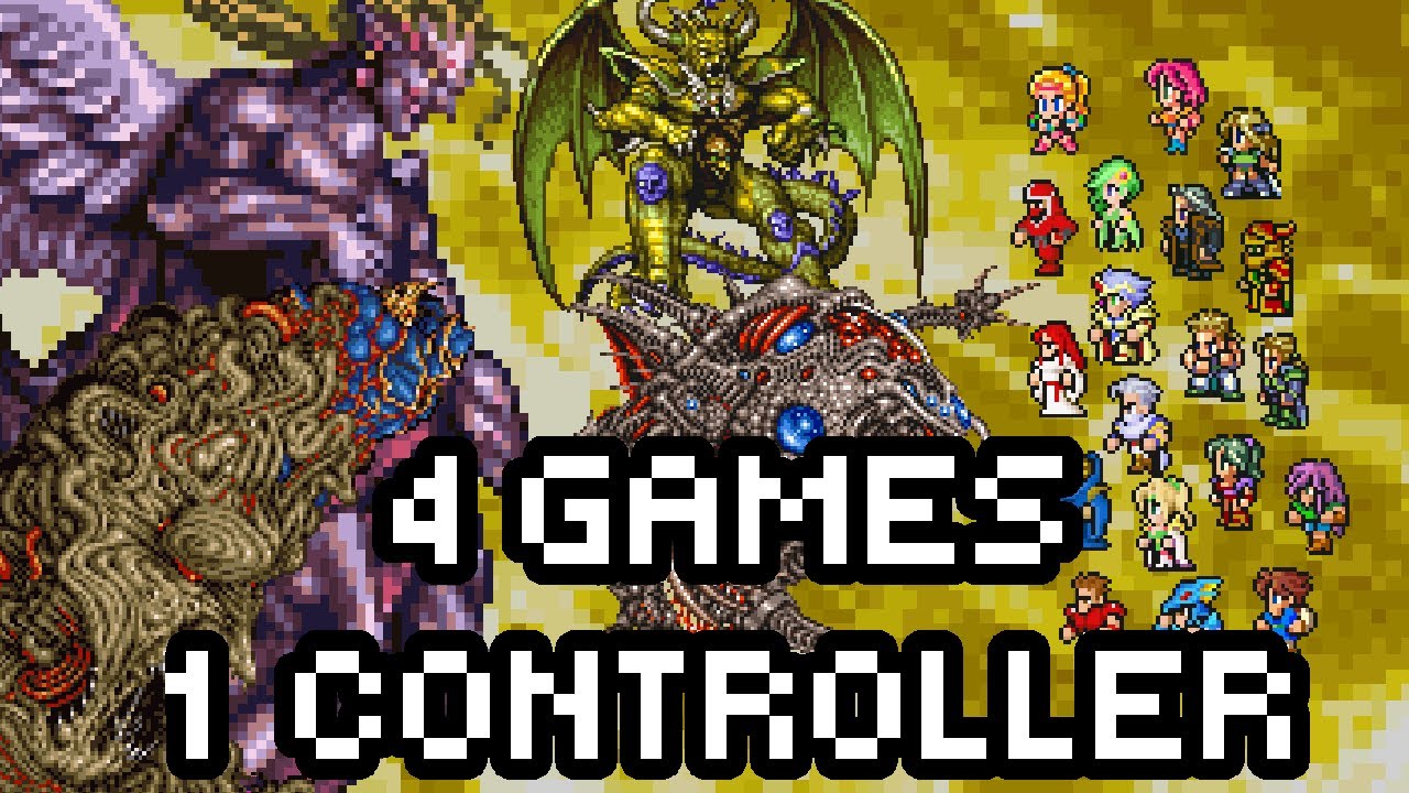 I completed 4 final fantasy games at the same time!