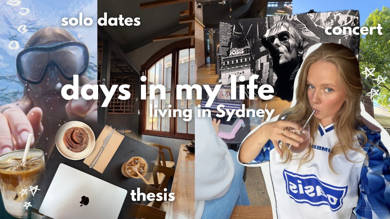 days in my life living in Sydney 🍓🤍| solo dates, downs & concert | weekly vlog | Hanna Marie