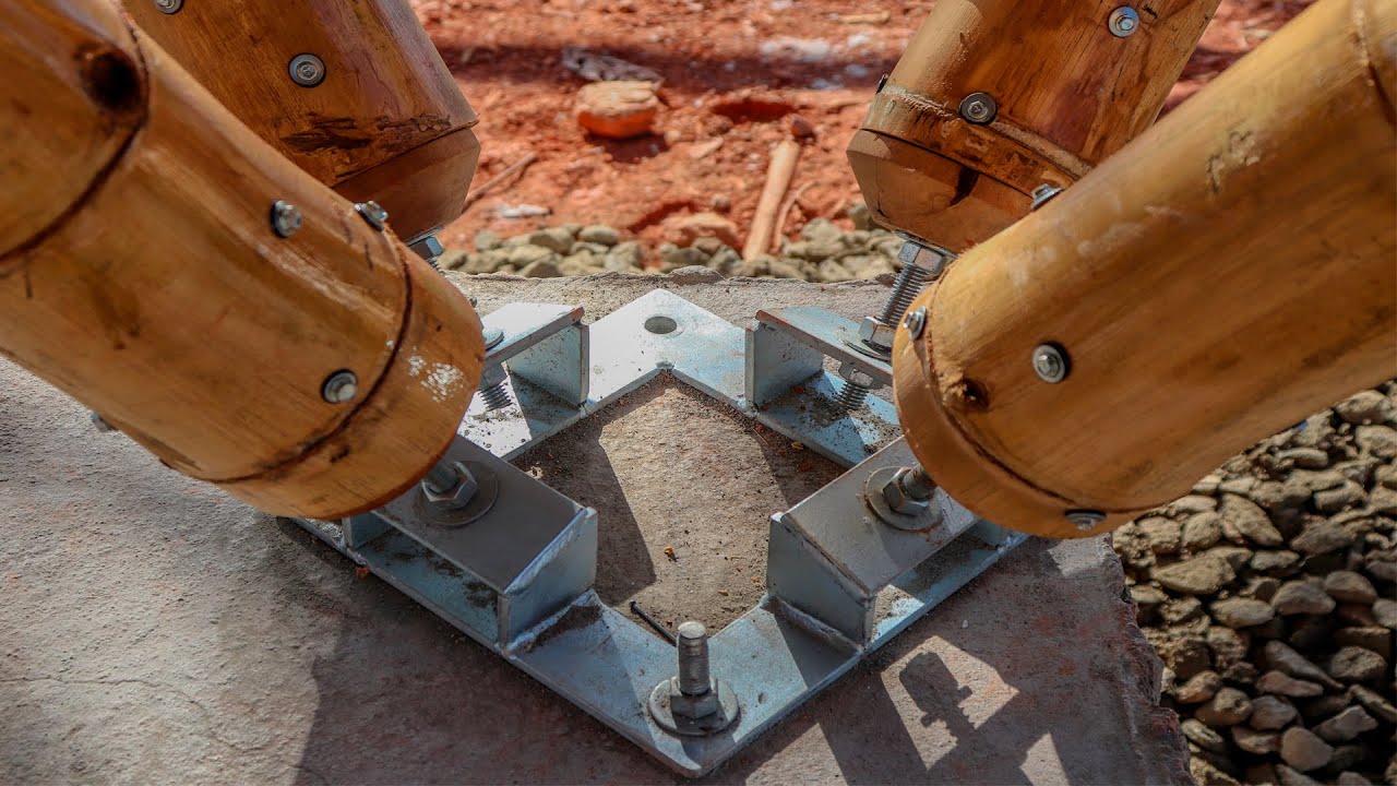 UNIONES DE BAMBÚ CON CONOS DE MADERA-IVUC