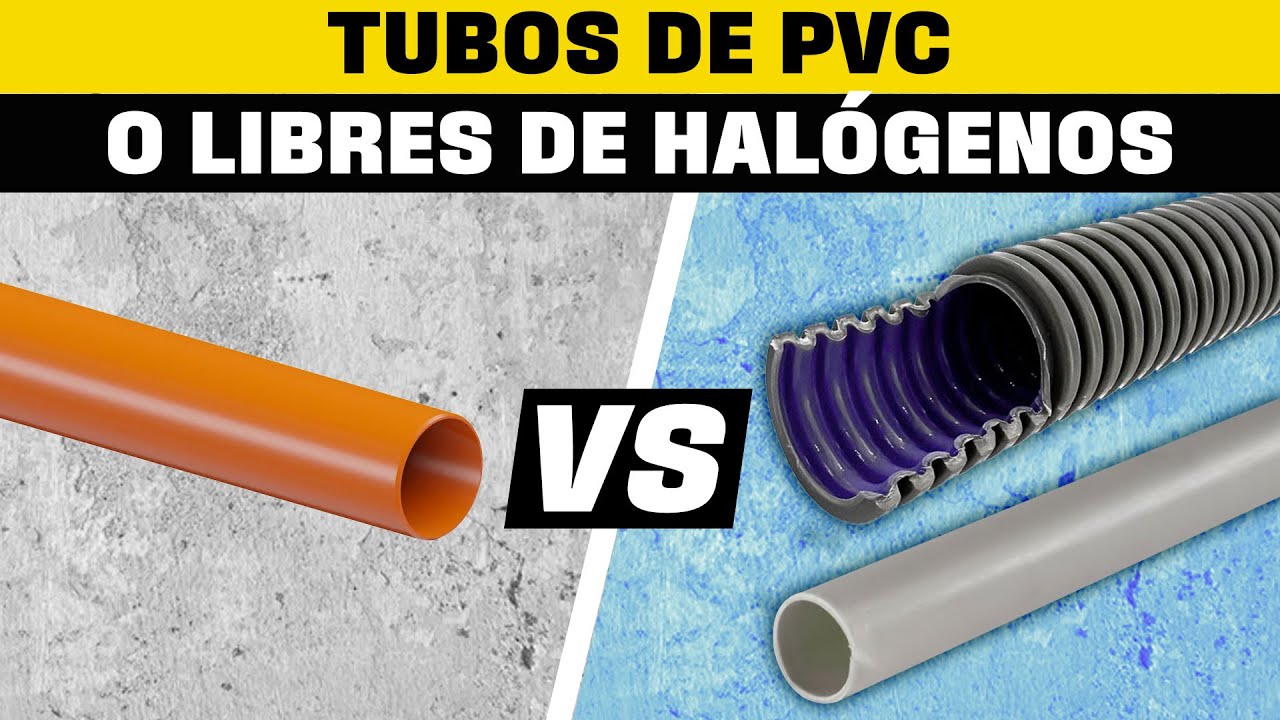 Tubería Libre de Halógenos vs. Tubos de PVC I Lo Mejor