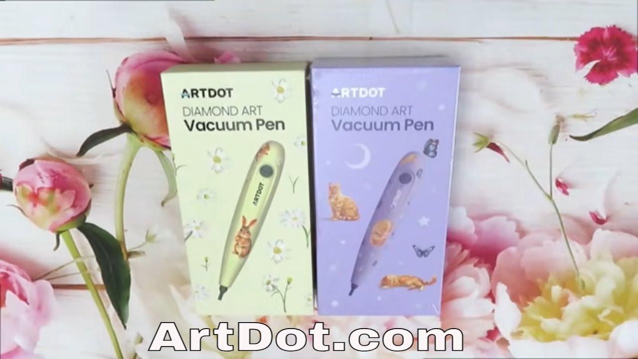 Обзор вакуумной ручки ArtDot #artdot #vacuumpen #diamondpainting