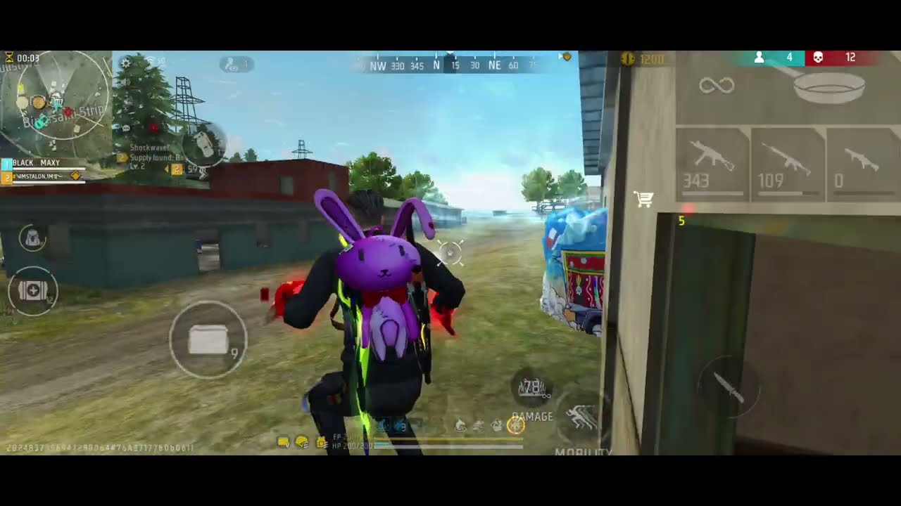 Solo vs sqod 19 kill ⚡ak47 and ump br rank master lobi HHHighlights