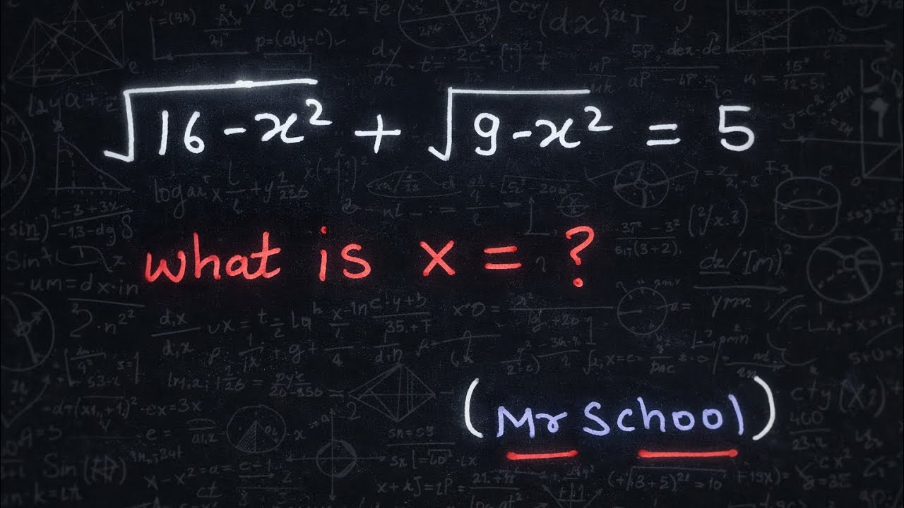 SOLVE the problem and find x ??#maths #mathproblem #mathstricks #mathematics #mathematics #education