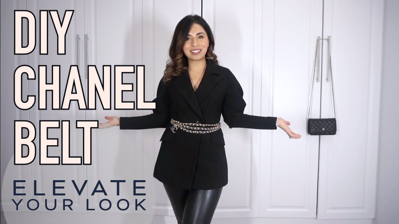 How to DIY your own Chanel Inspired Chain Belt  - CHANEL Hack
