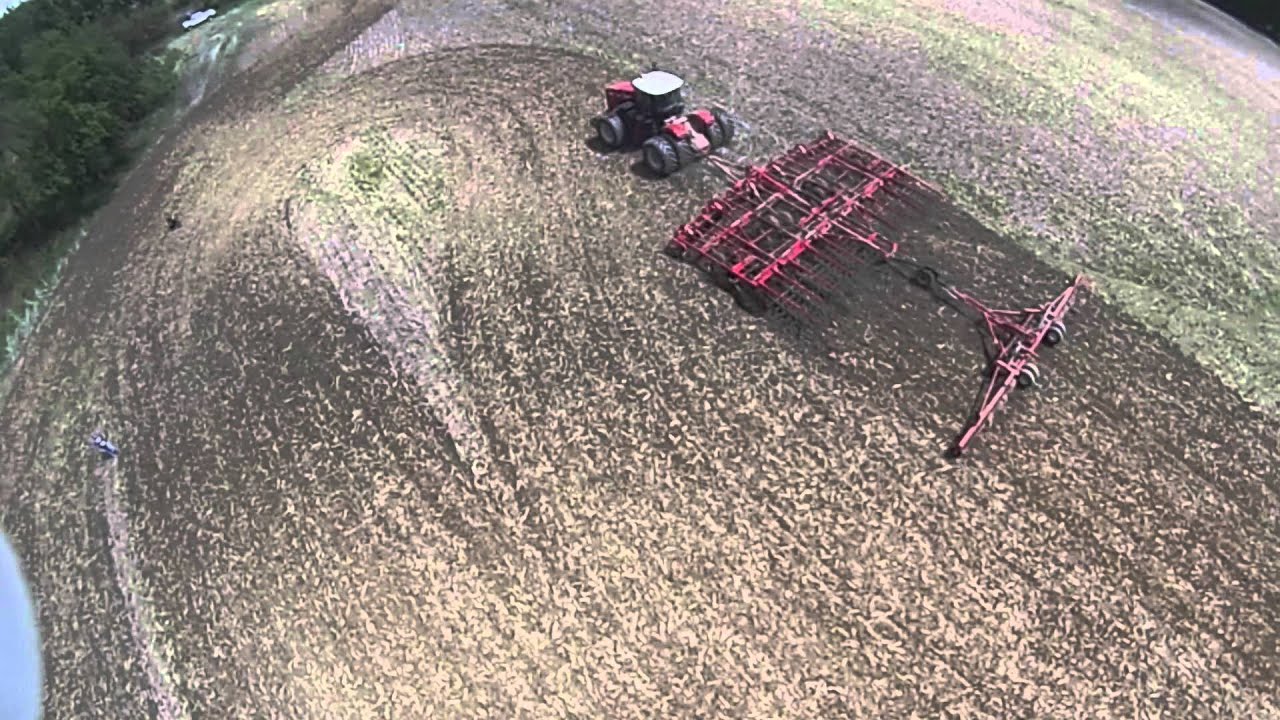 Spring Tillage 2015 with a Versatile 575 Tractor and Sunflower Soil Finisher