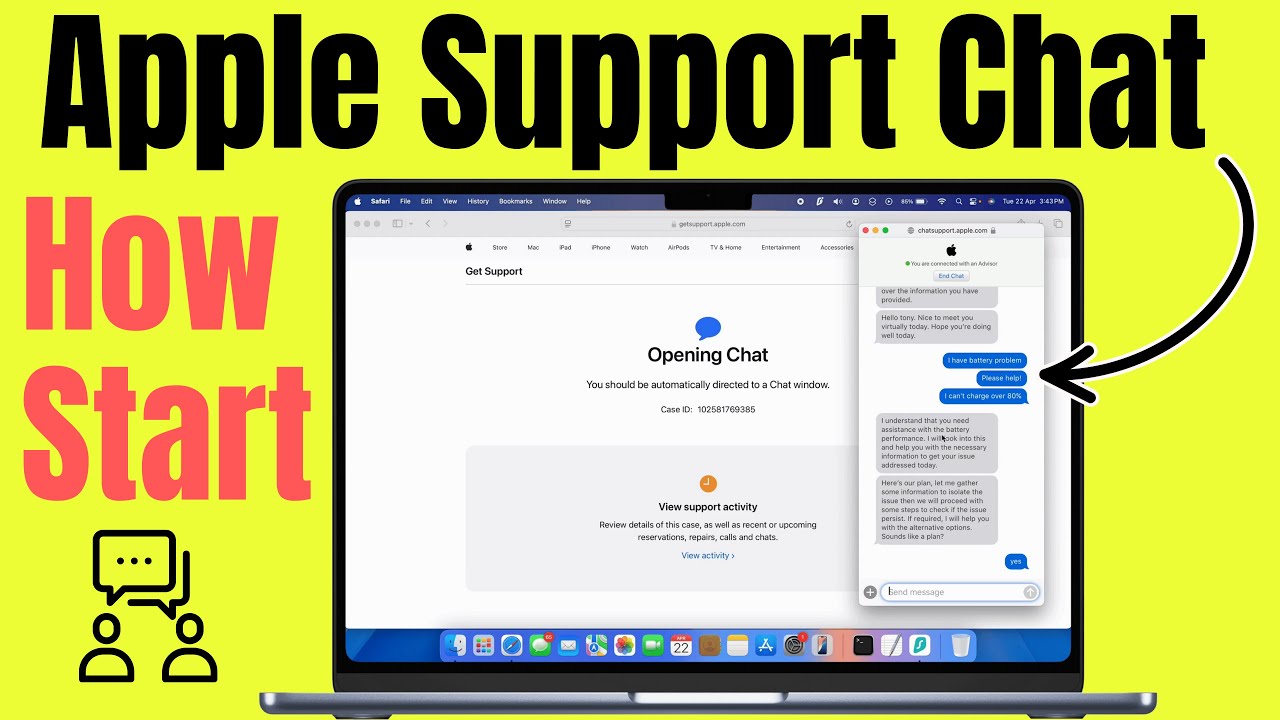 How to Start Apple Support Live Chat | Fix Your Problem Silently & Securely