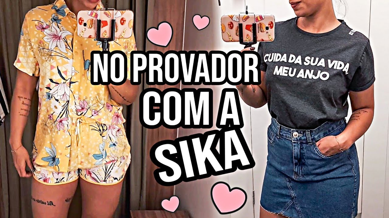 NO PROVADOR COM A SIKA - LOOKS DA RENNER E C&A - COM QUE ROUPA EU VOU!! ❤️❤️