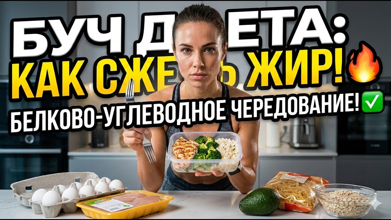 БУЧ: Самая мощная схема жиросжигания. Как худеть без потери мышц?
