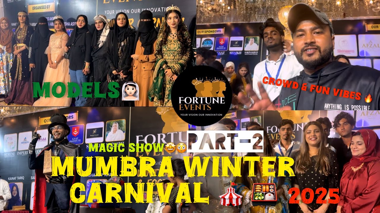 FORTUNE EVENT MUMBRA CARNIVALF | CROWD , FOOD & FUN FAIR EXPERIENCE 🔥✨