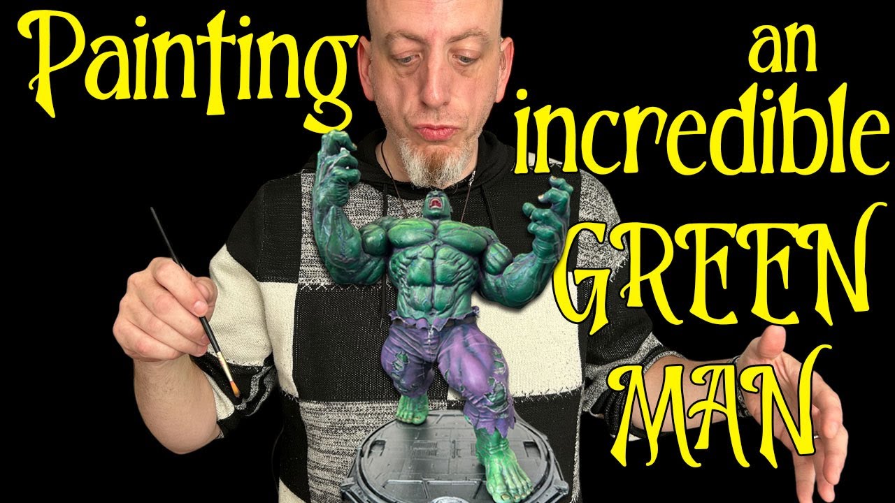 Painting The Incredible Hulk In About 19 Minutes